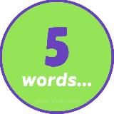 5 слов на английском