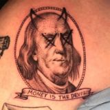 Grandpa Franklin on the crypt